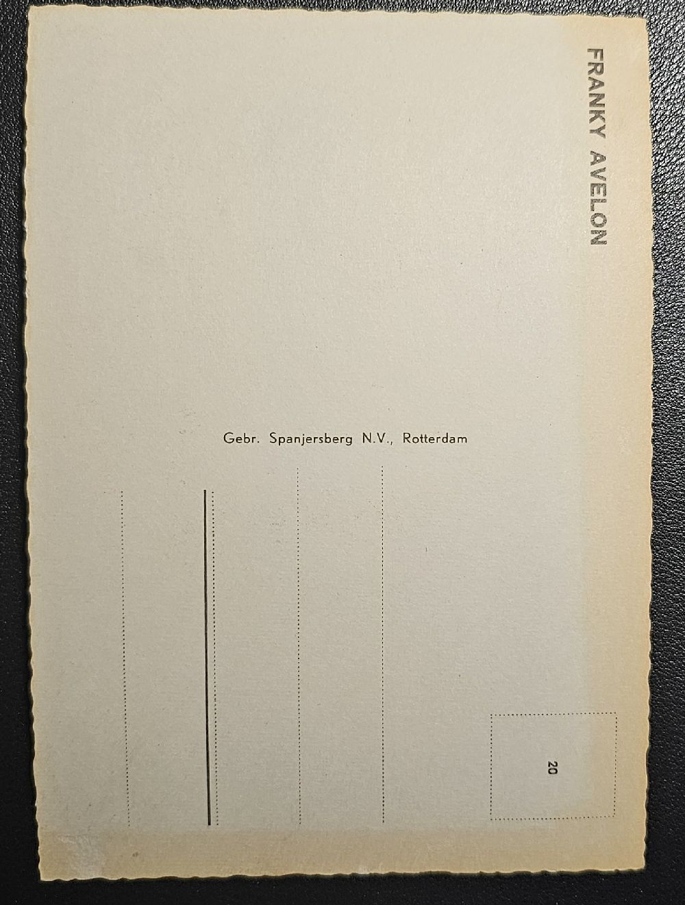 (image for) Frankie Avalon #0119